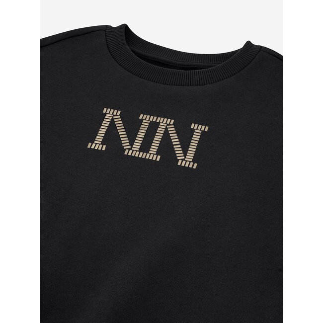 Nik&Nik winter sweater meisjes - zwart - Stud