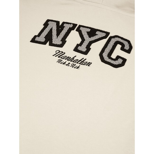 Nik&Nik winter hoodie meisjes - zand - Novan