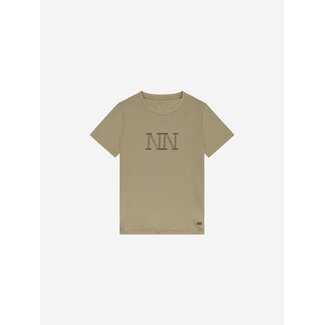 Nik&Nik winter t-shirt meisjes - groen - Stud