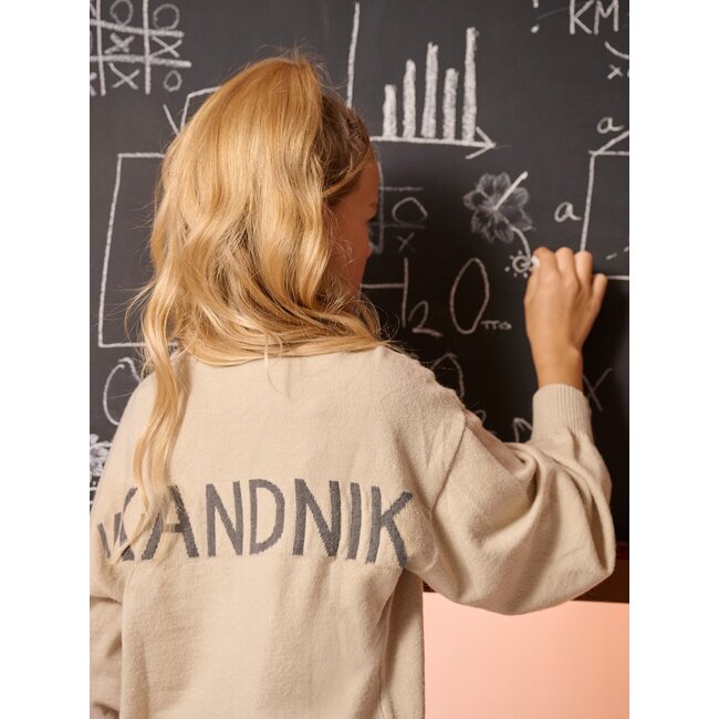 Nik&Nik winter sweater meisjes - zand - Lis