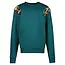 Cars winter sweater meisjes - Penne - groen