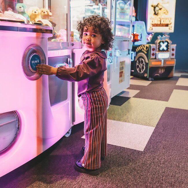 Your wishes winter broek meisjes - multi - wide leg fit, strepen