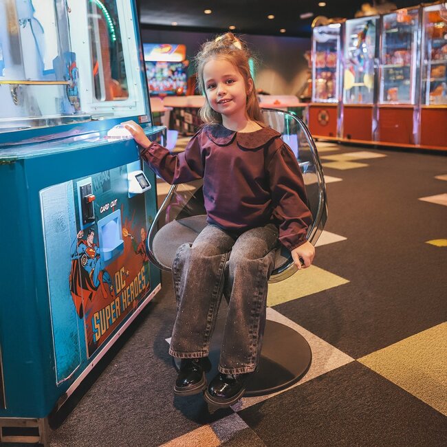 Your wishes winter t-shirt meisjes - paars - longsleeve, jersey