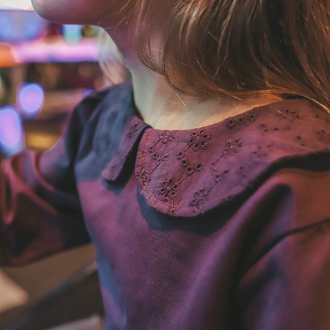 Your wishes winter t-shirt meisjes - paars - longsleeve, jersey