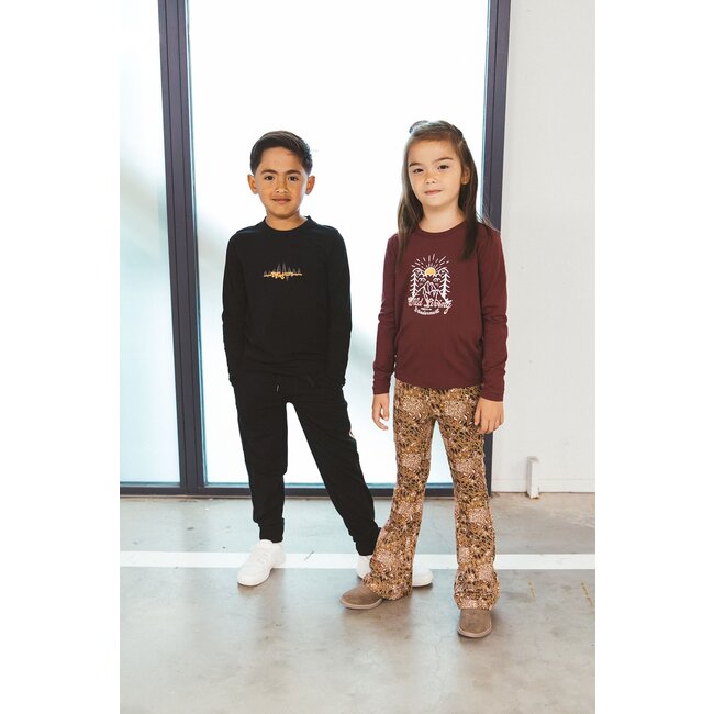 Tygo & Vito winter joggingbroek jongens - zwart - Bas