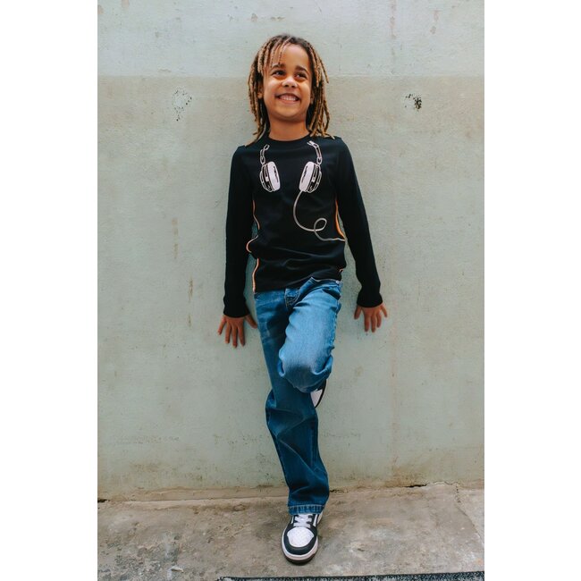 Tygo & Vito winter t-shirt jongens - zwart - Mason - longsleeve