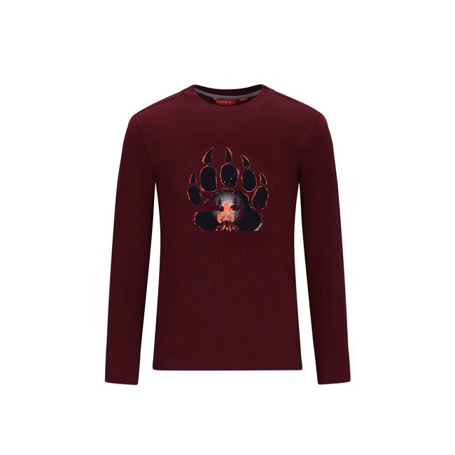 Tygo & Vito winter t-shirt jongens - bordeaux rood - Max - longsleeve