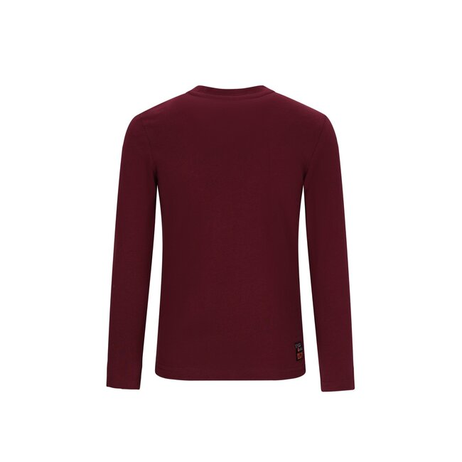 Tygo & Vito winter t-shirt jongens - bordeaux rood - Max - longsleeve