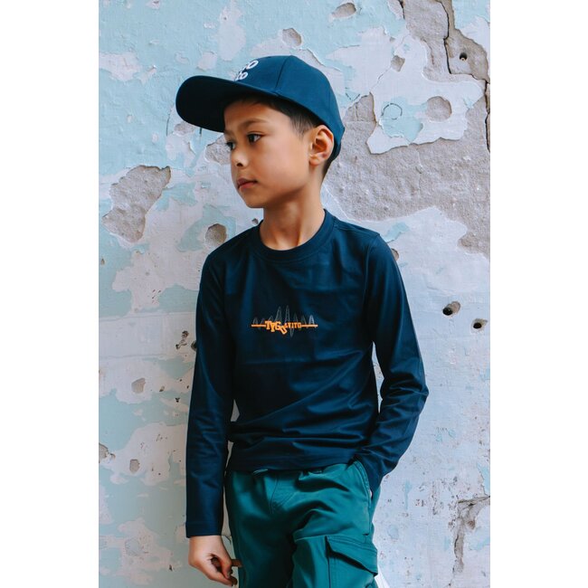 Tygo & Vito winter t-shirt jongens - navy blauw - Mees - longsleeve