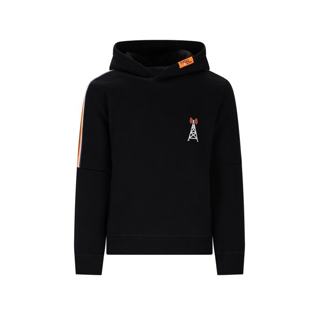 Tygo & Vito winter hoodie jongens - zwart - Hero