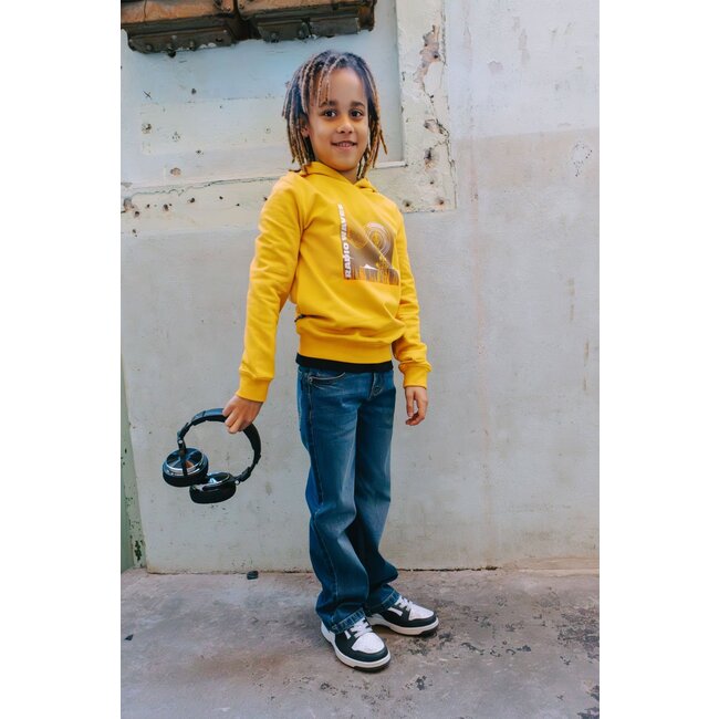 Tygo & Vito winter hoodie jongens - geel - Henk