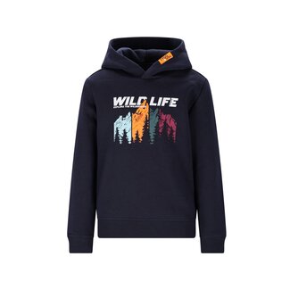 Tygo & Vito winter hoodie jongens - navy blauw - Henk