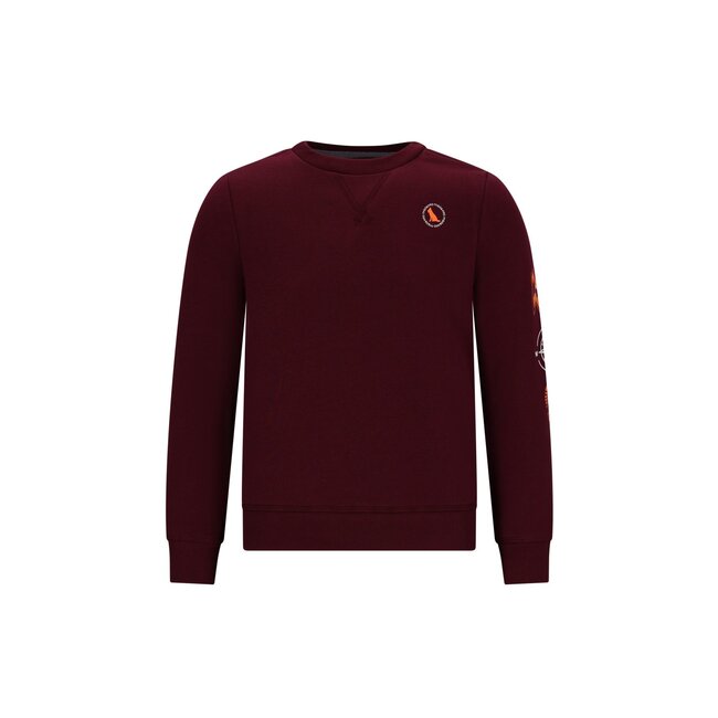 Tygo & Vito winter sweater jongens - bordeaux rood - Sven