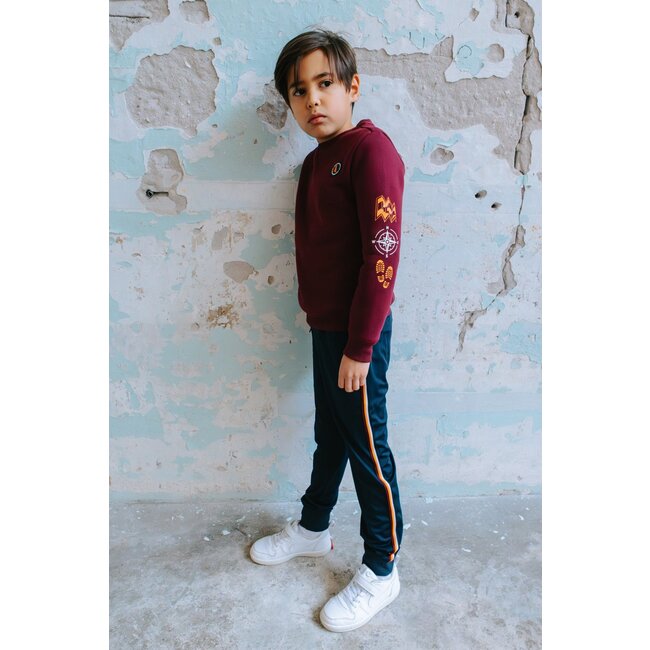 Tygo & Vito winter sweater jongens - bordeaux rood - Sven