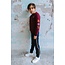 Tygo & Vito winter sweater jongens - bordeaux rood - Sven