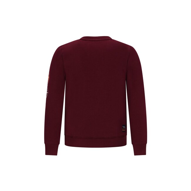 Tygo & Vito winter sweater jongens - bordeaux rood - Sven