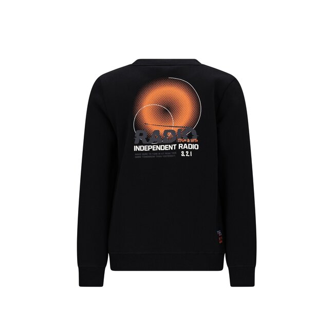 Tygo & Vito winter sweater jongens - zwart - Silver