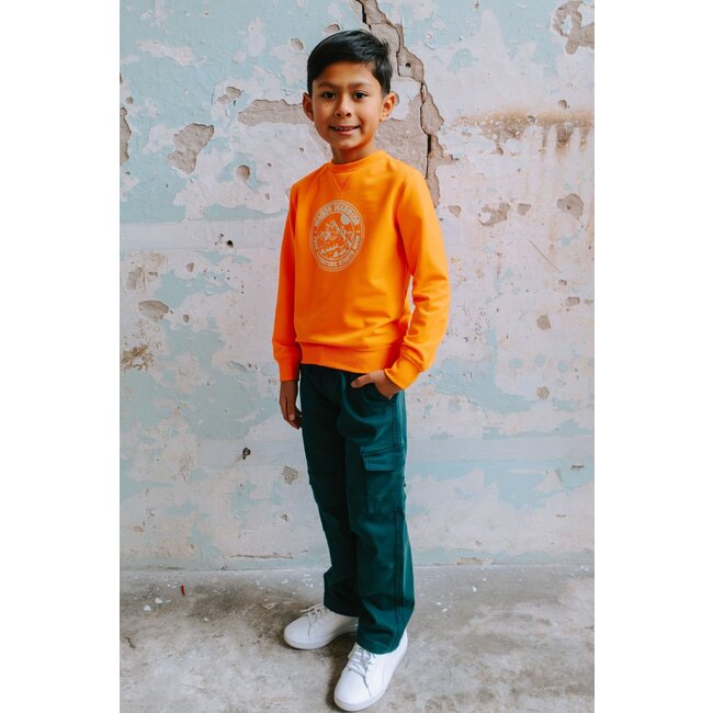 Tygo & Vito winter sweater jongens - oranje - Sem
