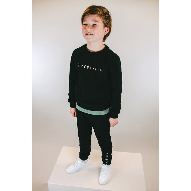 Tygo & Vito winter sweat broek jongens - zwart