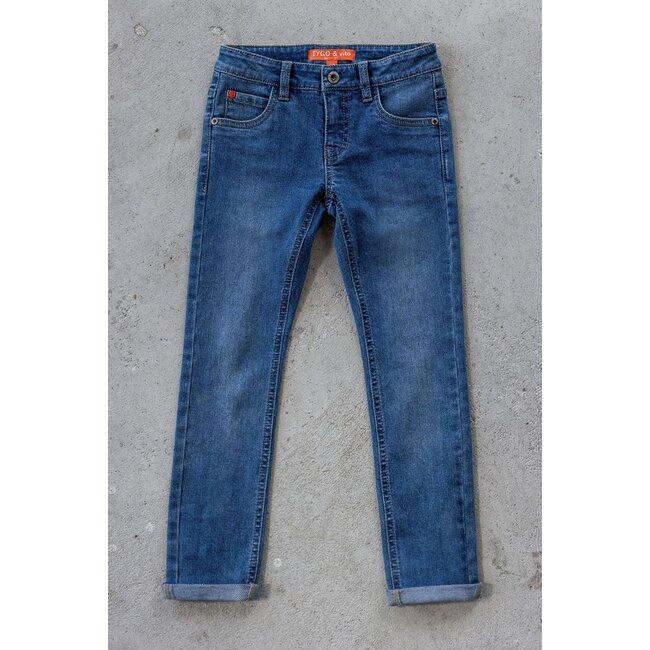 Tygo & Vito winter jeans broek jongens - blauw - slim fit