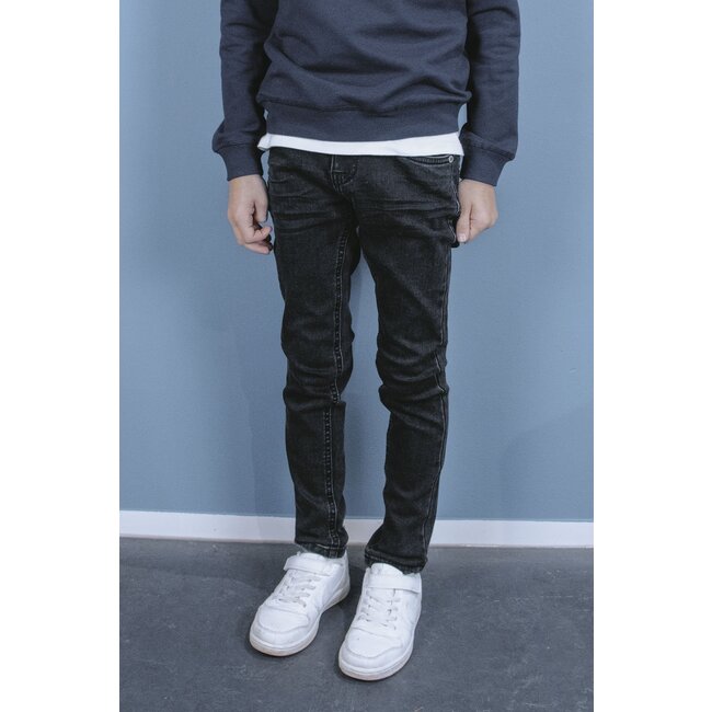 Tygo & Vito winter jeans broek jongens - zwart - skinny fit - stretch
