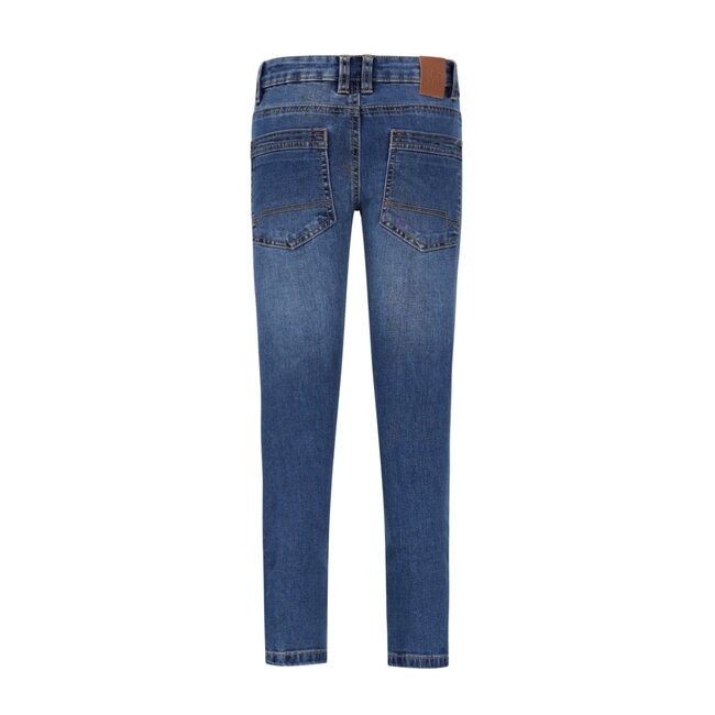 Tygo & Vito winter jeans broek jongens - medium blauw - skinny fit - stretch