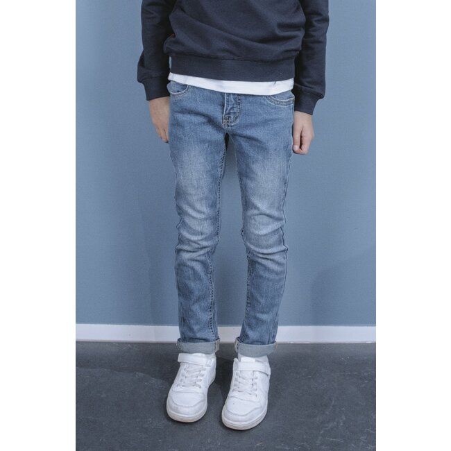 Tygo & Vito winter jeans broek jongens - licht blauw - skinny fit - stretch