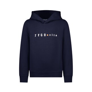 Tygo & Vito winter hoodie jongens - navy blauw