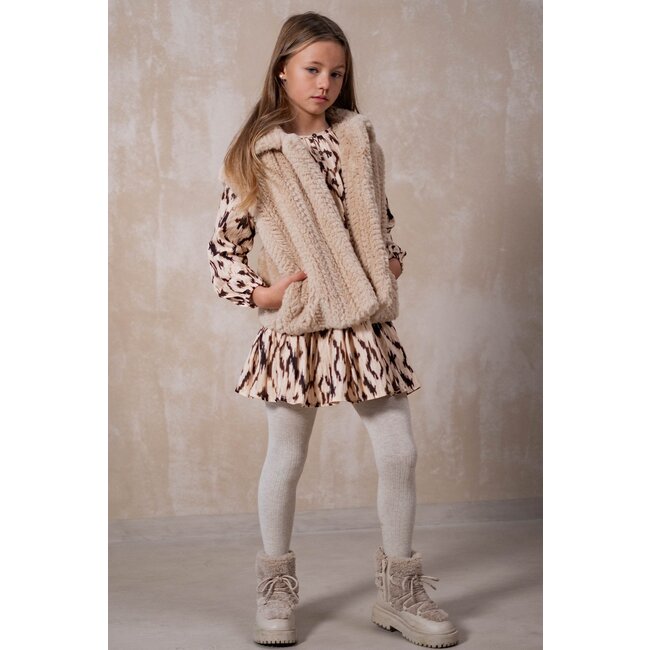 Like Flo winter panty meisjes - beige - Tess