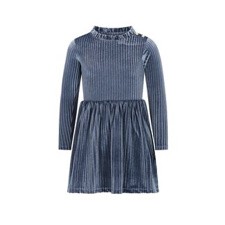 Like Flo winter jurk meisjes - blauw - Mara - knopen op mouw