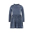 Like Flo winter jurk meisjes - blauw - Mara - knopen op mouw
