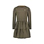 Like Flo winter jersey jurk meisjes - groen - Messie - jacquard
