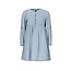 Like Flo winter jurk meisjes - blauw - Mischa - chambrey - borduursel op mouw