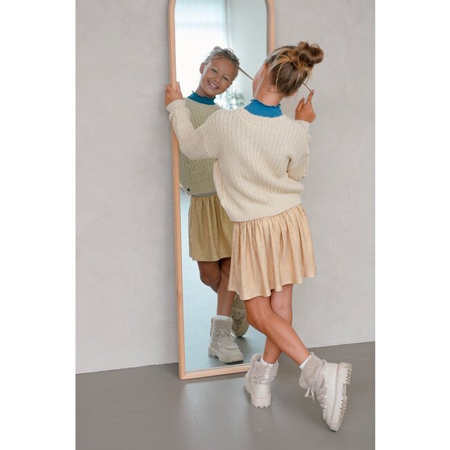 Like Flo winter rok meisjes - goud - Holly - metallic