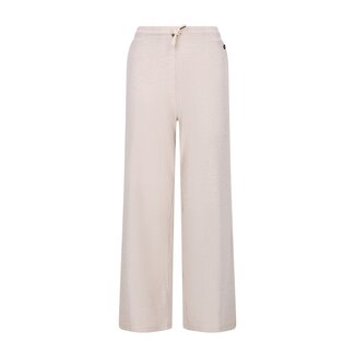 Like Flo winter wide leg broek meisjes - beige - Flun - rib - glitter