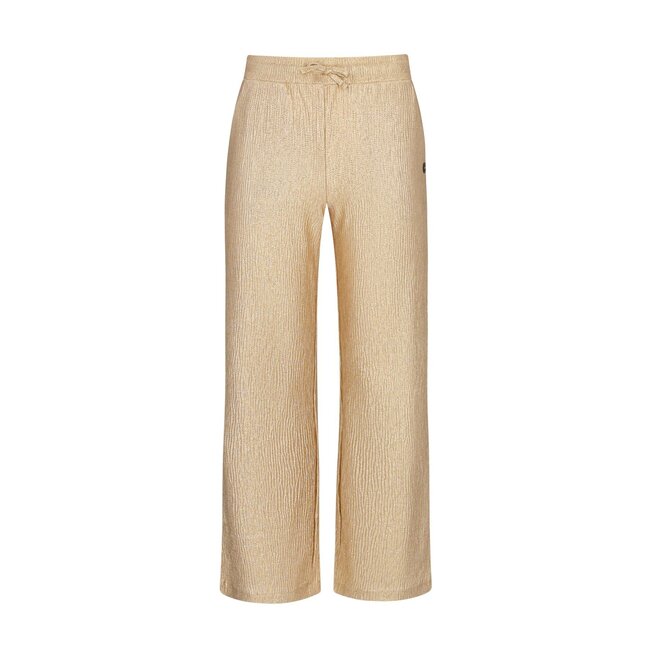 Like Flo winter straight leg broek meisjes - goud - Fenya - metallic