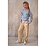 Like Flo winter straight leg broek meisjes - goud - Fenya - metallic