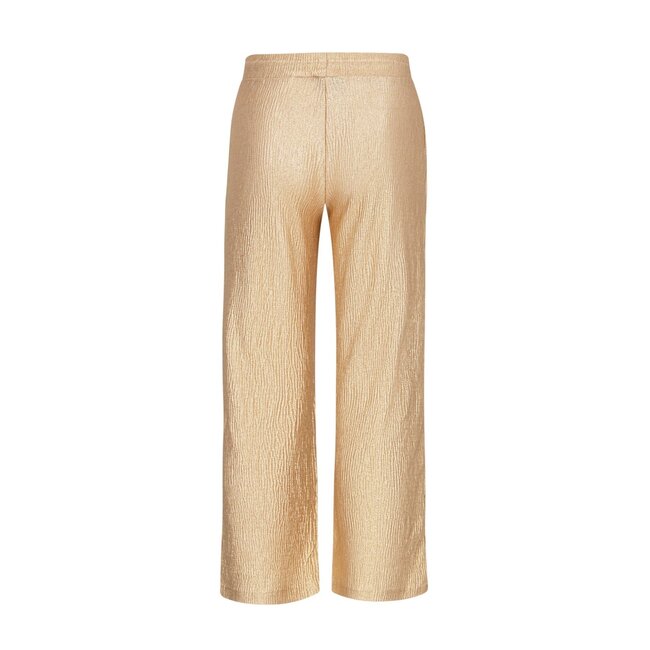 Like Flo winter straight leg broek meisjes - goud - Fenya - metallic