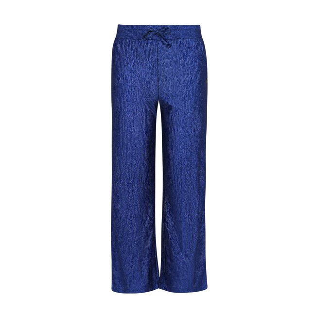 Like Flo winter straight leg broek meisjes - blauw - Fenya - metallic