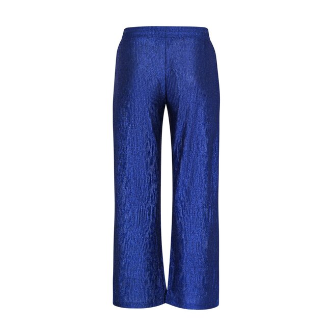 Like Flo winter straight leg broek meisjes - blauw - Fenya - metallic