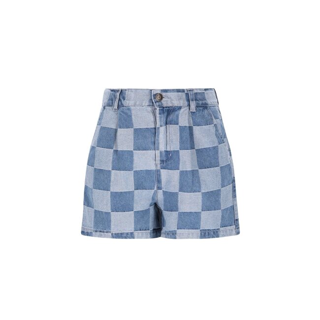 Like Flo winter short meisjes - blauw - Fini - geweven