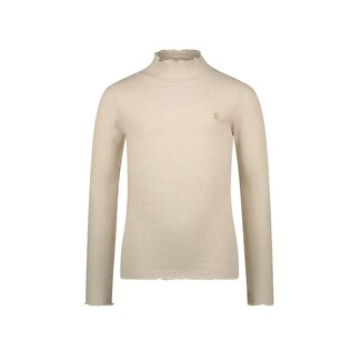 Like Flo winter top meisjes - beige - Eef - rib - glitter