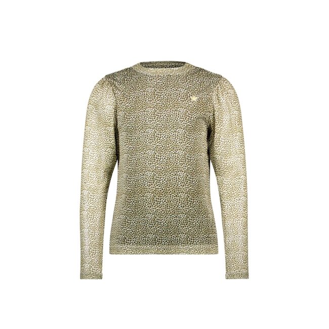 Like Flo winter mesh top meisjes - zand - Estee