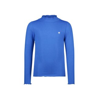 Like Flo winter t-shirt meisjes - blauw - Eef - rib - col