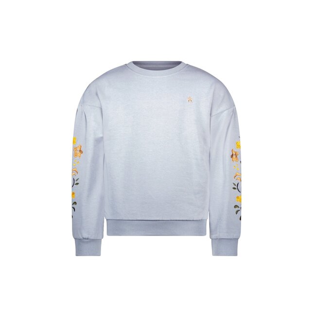 Like Flo winter sweater meisjes - blauw - Danee - print