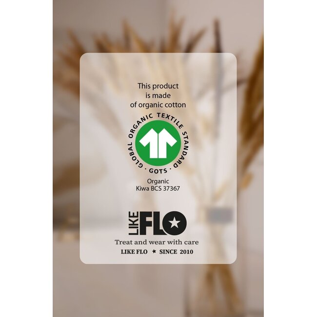 Like Flo winter sweater meisjes - blauw - Danee - print