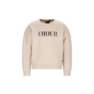 Like Flo winter sweater meisjes - beige - Danee - print