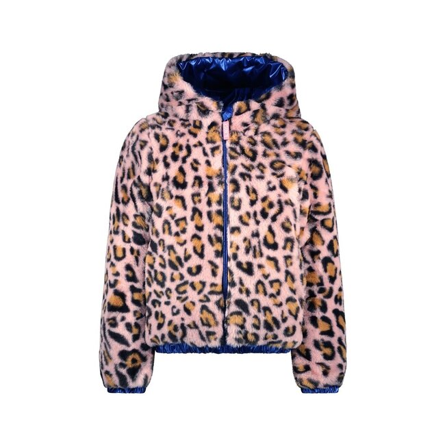 B.Nosy winter winterjas meisjes - navy blauw - Jessie - omkeerbaar