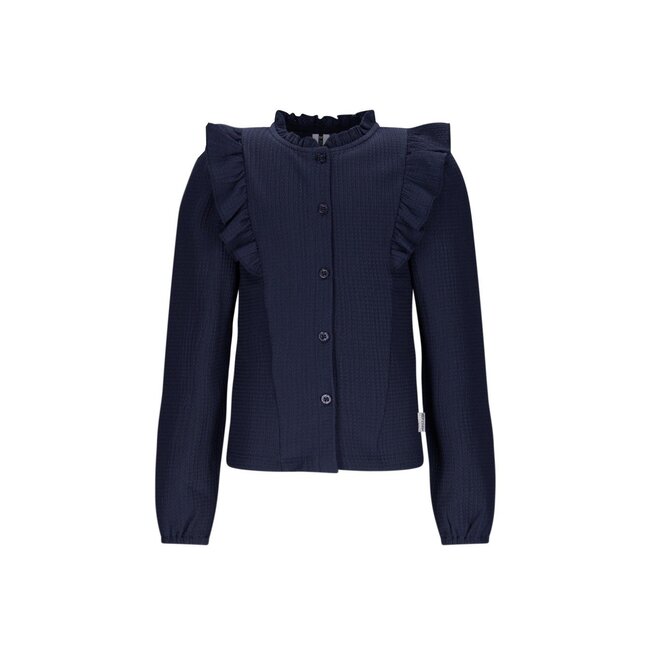 B.Nosy winter blouse meisjes - navy blauw - Beau