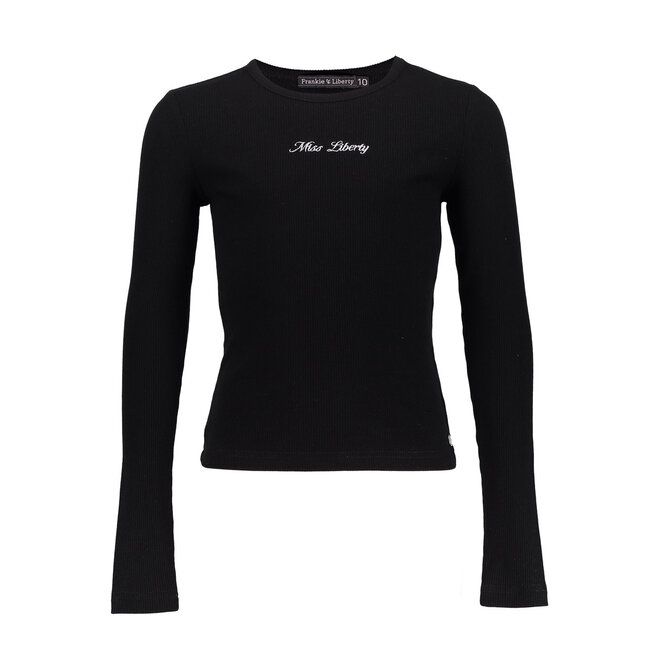 Frankie & Liberty winter t-shirt meisjes - zwart